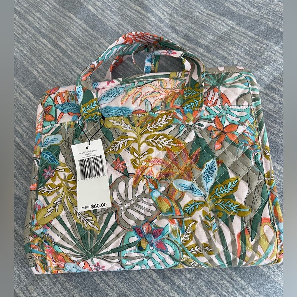 Vera Bradley Travel Organizer NWT Rain Forest Canopy